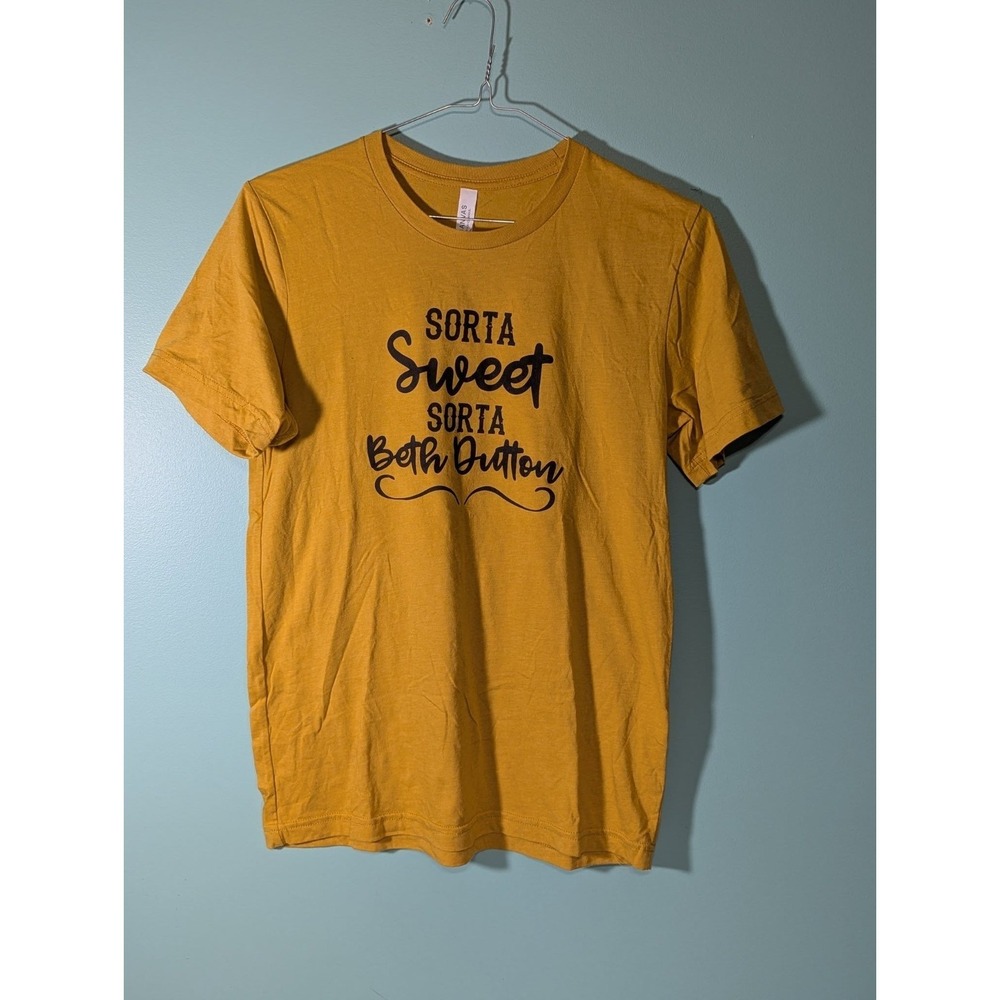 Women's T Shirt Sorta Sweet Sorta Beth Dutton Brand canvas Size Medium